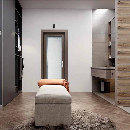 aluminium glass casement door